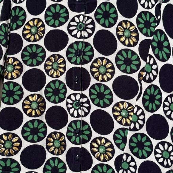 Charter Club Long Sleeve Floral Embellished Cardigan Sweater XL - Picture 2 of 6